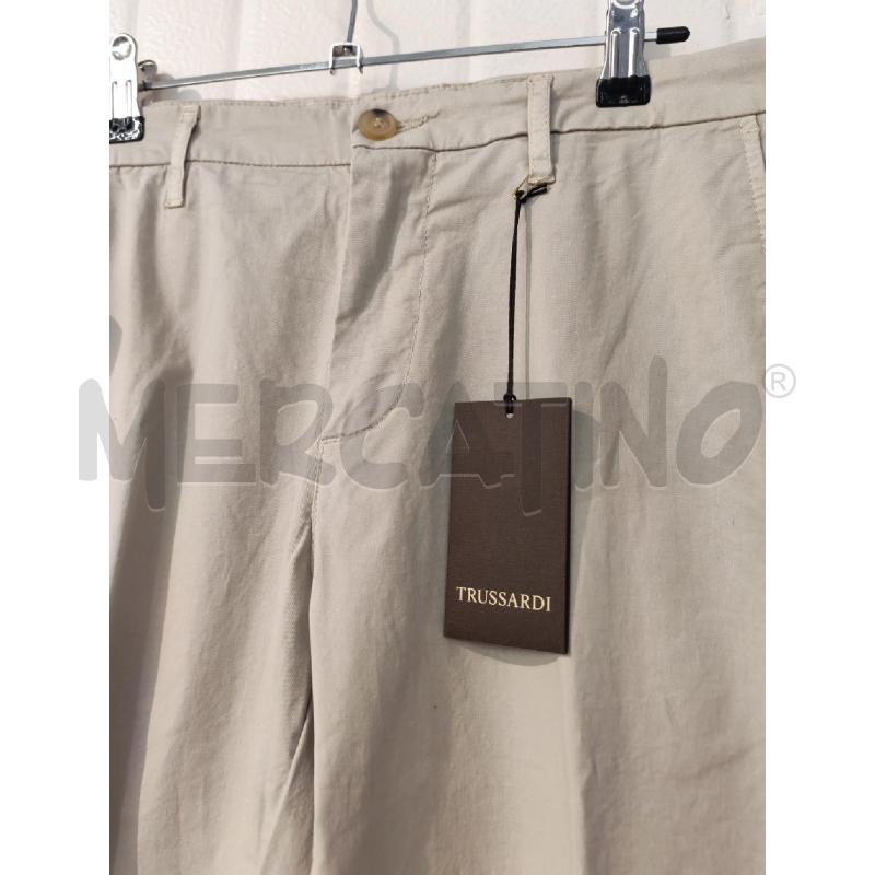 PANTALONE UOMO TRUSSARDI BEIGE ELEGANTI | Mercatino dell'Usato Mestre 2