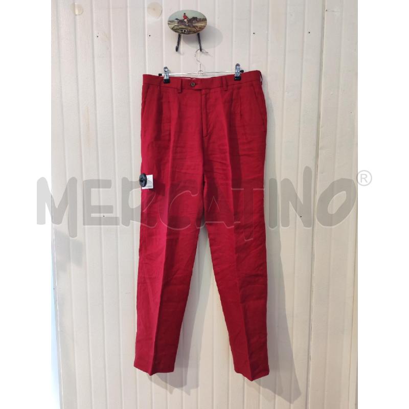 PANTALONE UOMO VITTORIA ROSSI IN 100% LINO  | Mercatino dell'Usato Mestre 1
