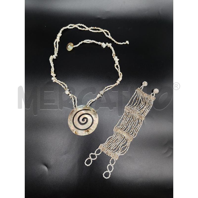 PARURE MADRE PERLA SPIRALE  | Mercatino dell'Usato Mestre 2