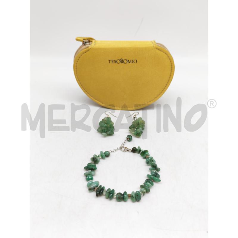 PARURE TESOROMIO PIETRE VERDI  | Mercatino dell'Usato Mestre 1