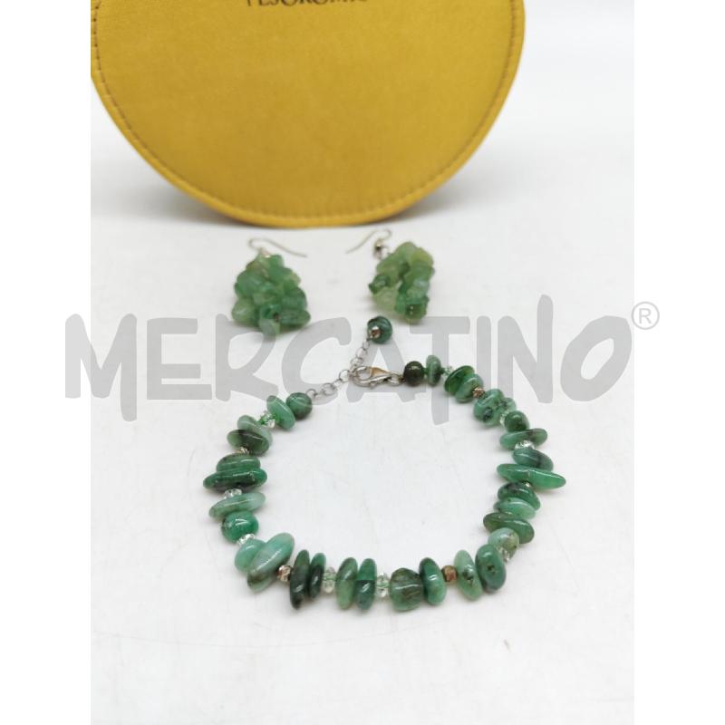 PARURE TESOROMIO PIETRE VERDI  | Mercatino dell'Usato Mestre 2