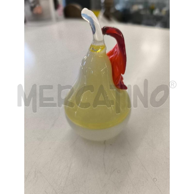 PERA VETRO SEGUSO FOGLIA ARANCIONE | Mercatino dell'Usato Mestre 1
