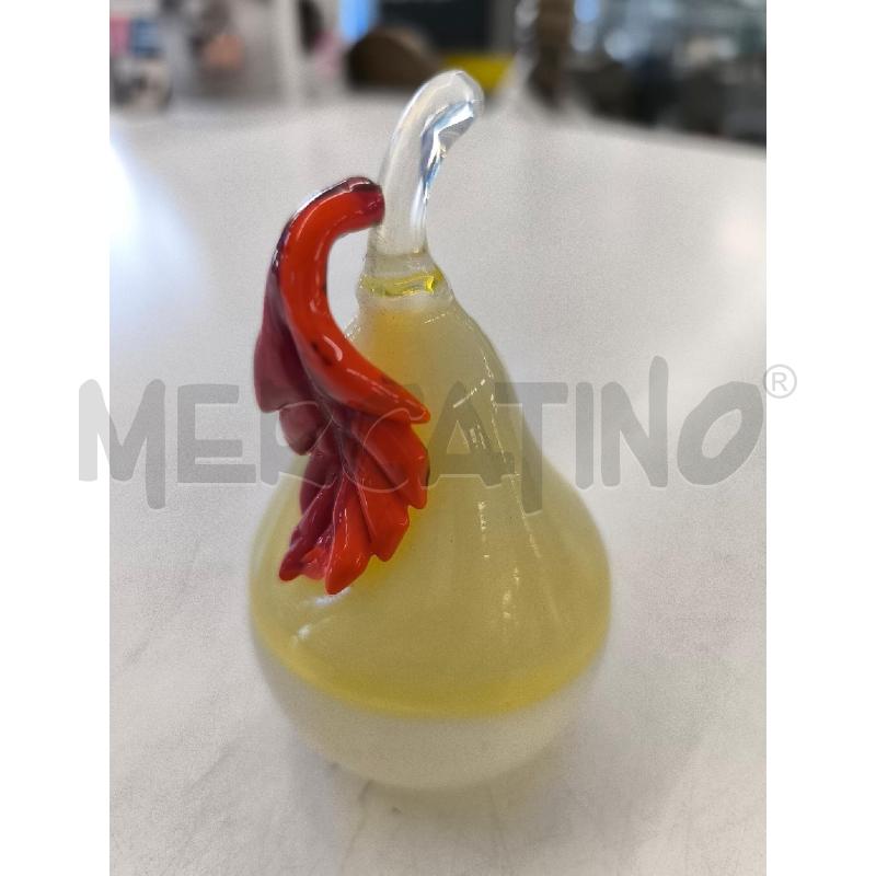 PERA VETRO SEGUSO FOGLIA ARANCIONE | Mercatino dell'Usato Mestre 2
