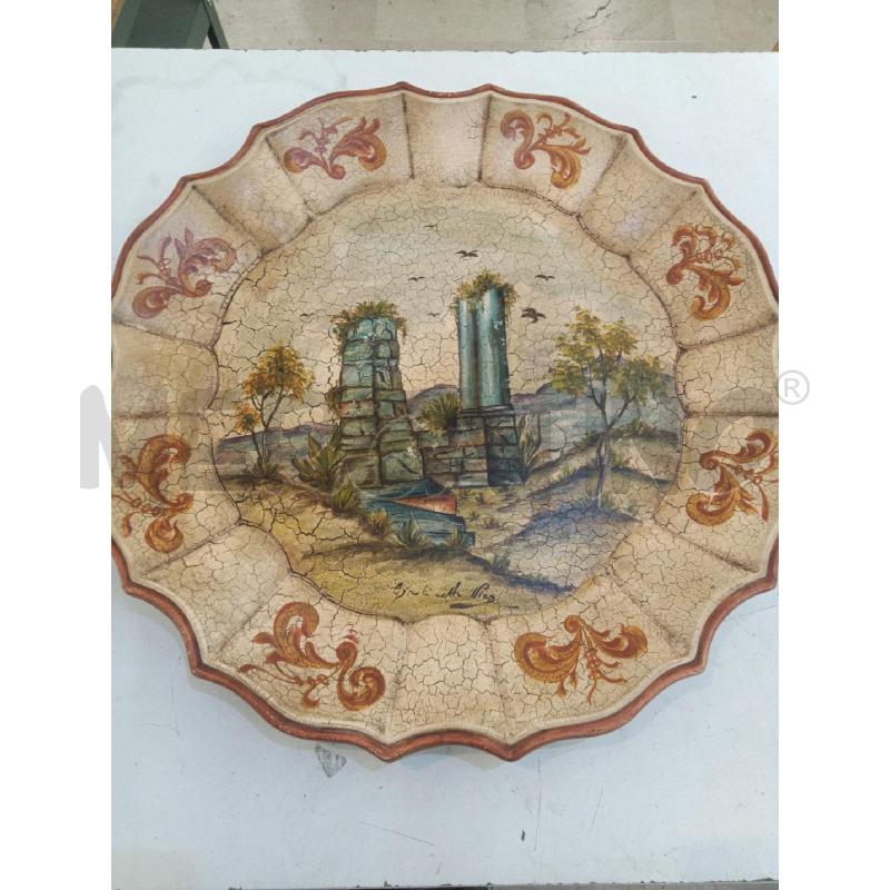 PIATTO GRANDE CERAMICA BASSANO | Mercatino dell'Usato Mestre 2