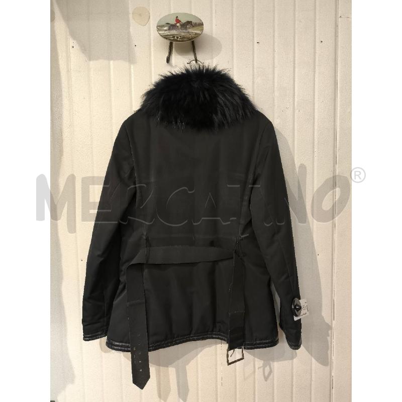 PIUMINO DONNA MONCLER NERO COLLETTO PELLICCIA | Mercatino dell'Usato Mestre 3