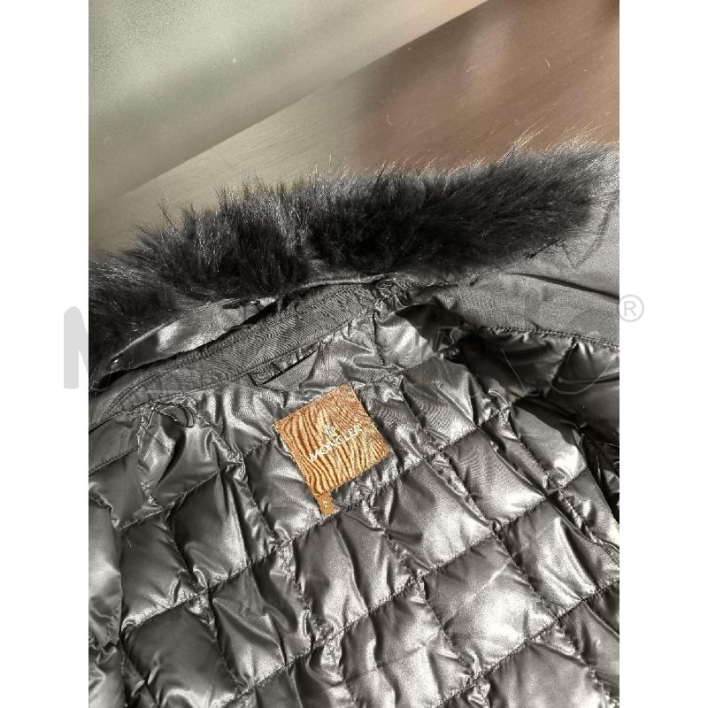 PIUMINO DONNA MONCLER NERO COLLETTO PELLICCIA | Mercatino dell'Usato Mestre 4