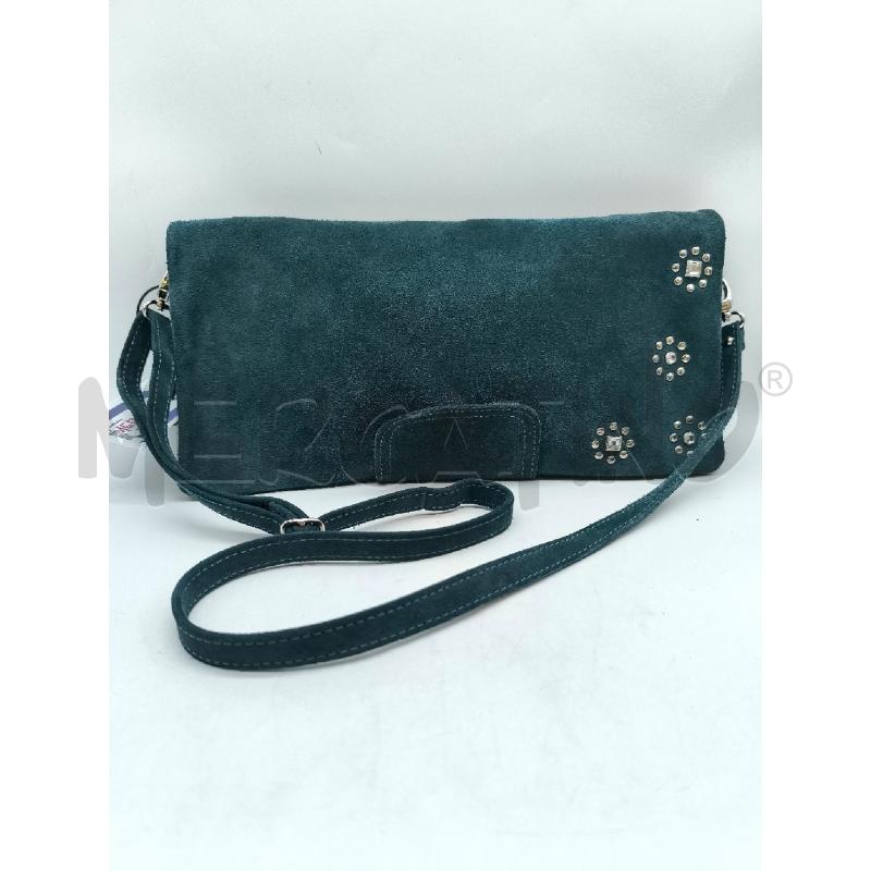 POCHETTE BATA VERDE VERA PELLE | Mercatino dell'Usato Mestre 1
