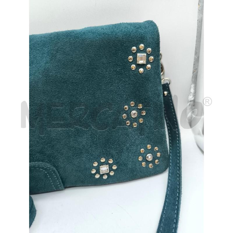 POCHETTE BATA VERDE VERA PELLE | Mercatino dell'Usato Mestre 2