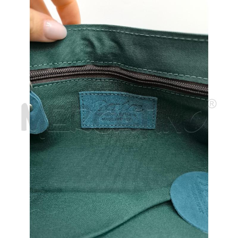 POCHETTE BATA VERDE VERA PELLE | Mercatino dell'Usato Mestre 3