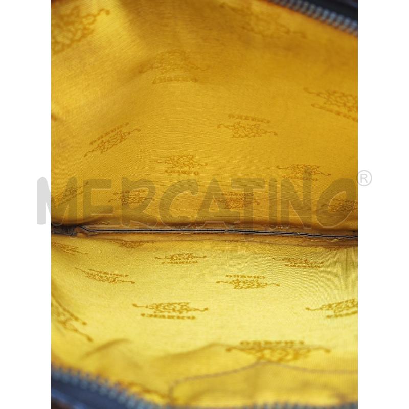 POCHETTE CHARRO VINTAGE MARRONE DAMASCATA | Mercatino dell'Usato Mestre 4