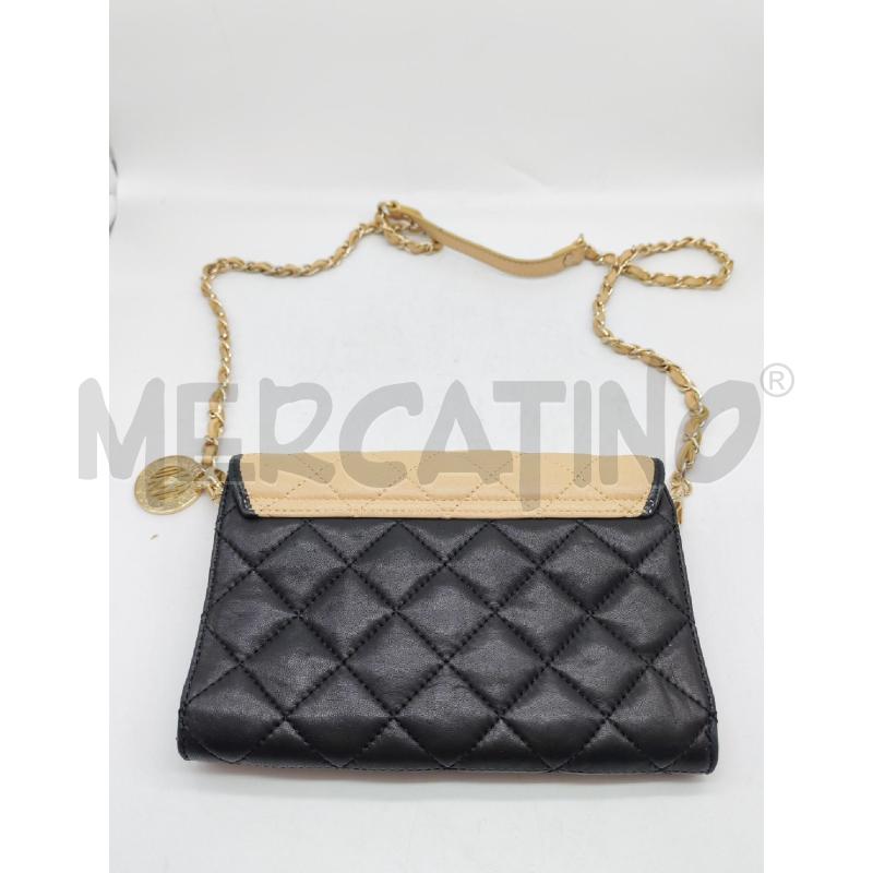 POCHETTE DKNY TRAPUNTATA BEIGE NERAÙ | Mercatino dell'Usato Mestre 3