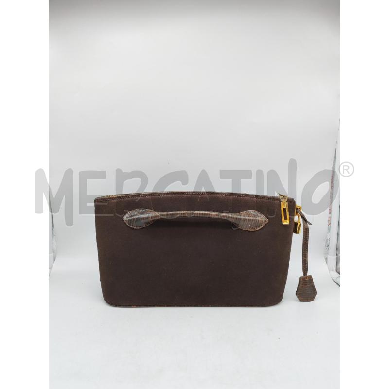 POCHETTE MIATTO MARRONE A MANO | Mercatino dell'Usato Mestre 1
