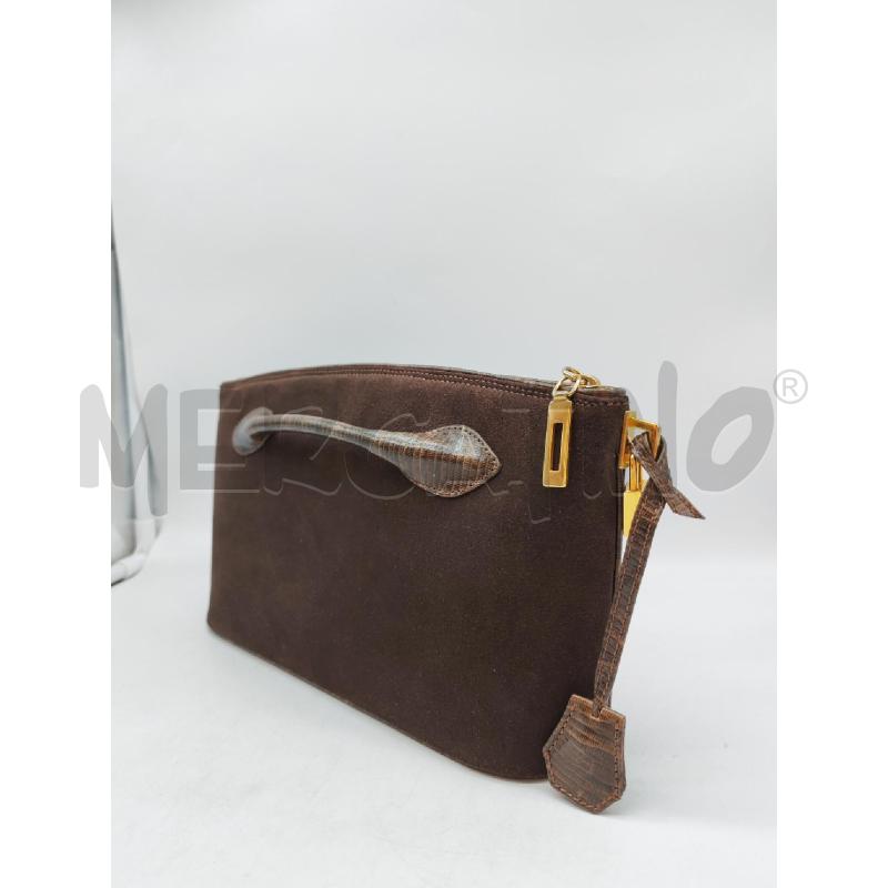 POCHETTE MIATTO MARRONE A MANO | Mercatino dell'Usato Mestre 2