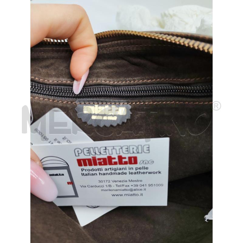 POCHETTE MIATTO MARRONE A MANO | Mercatino dell'Usato Mestre 3