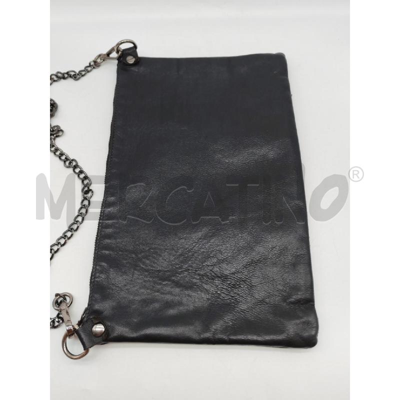 POCHETTE NERA IN PELLE DI COCCODRILLO | Mercatino dell'Usato Mestre 3