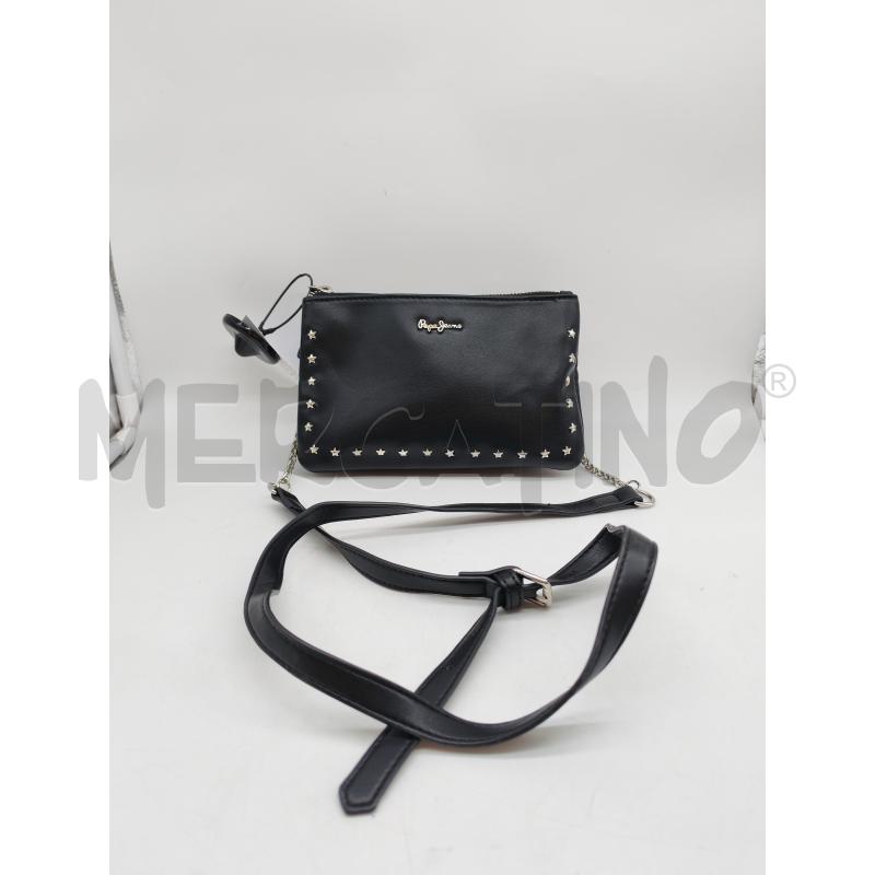 POCHETTE PEPEJEANS NERA CON STELLINE  | Mercatino dell'Usato Mestre 1