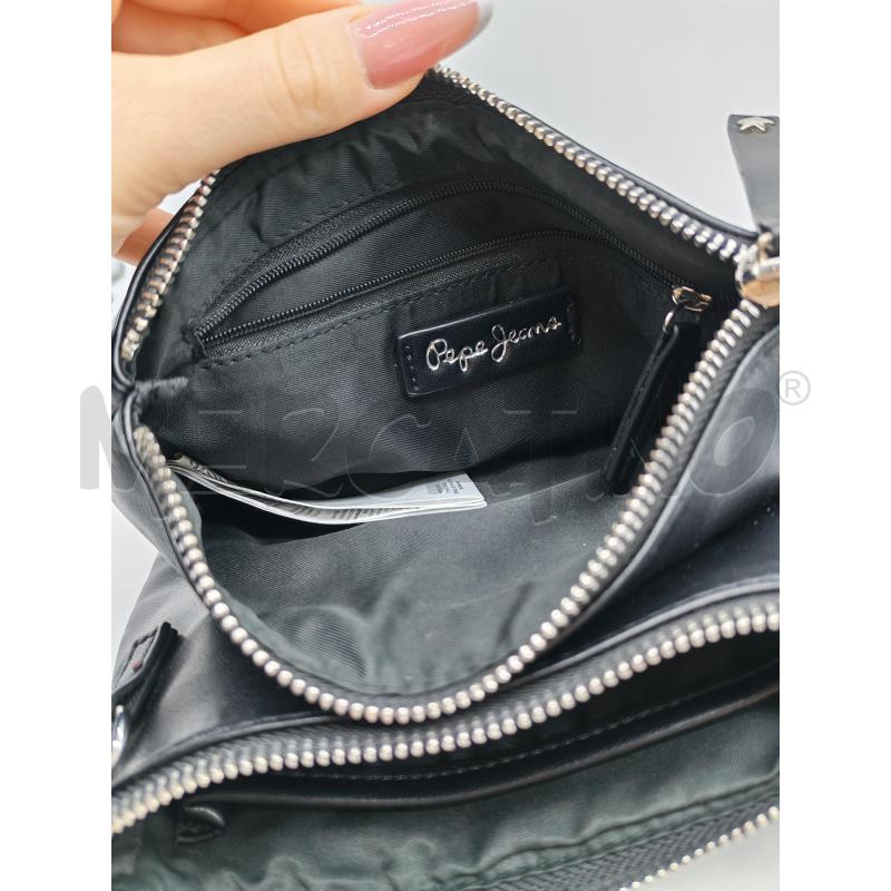 POCHETTE PEPEJEANS NERA CON STELLINE  | Mercatino dell'Usato Mestre 3