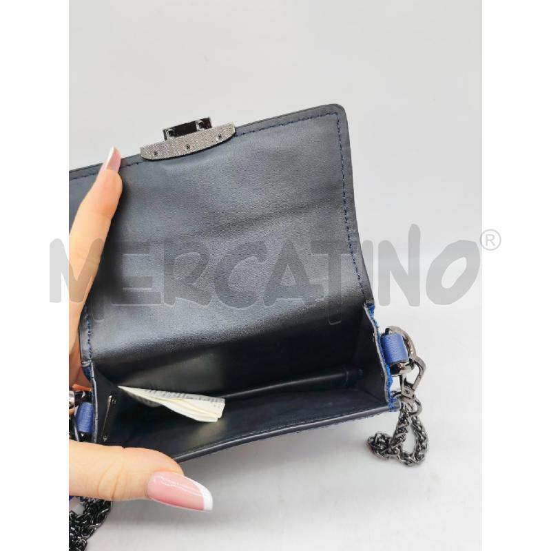 POCHETTE TRUSSARDI JEANS CINIGLIA BLU | Mercatino dell'Usato Mestre 4
