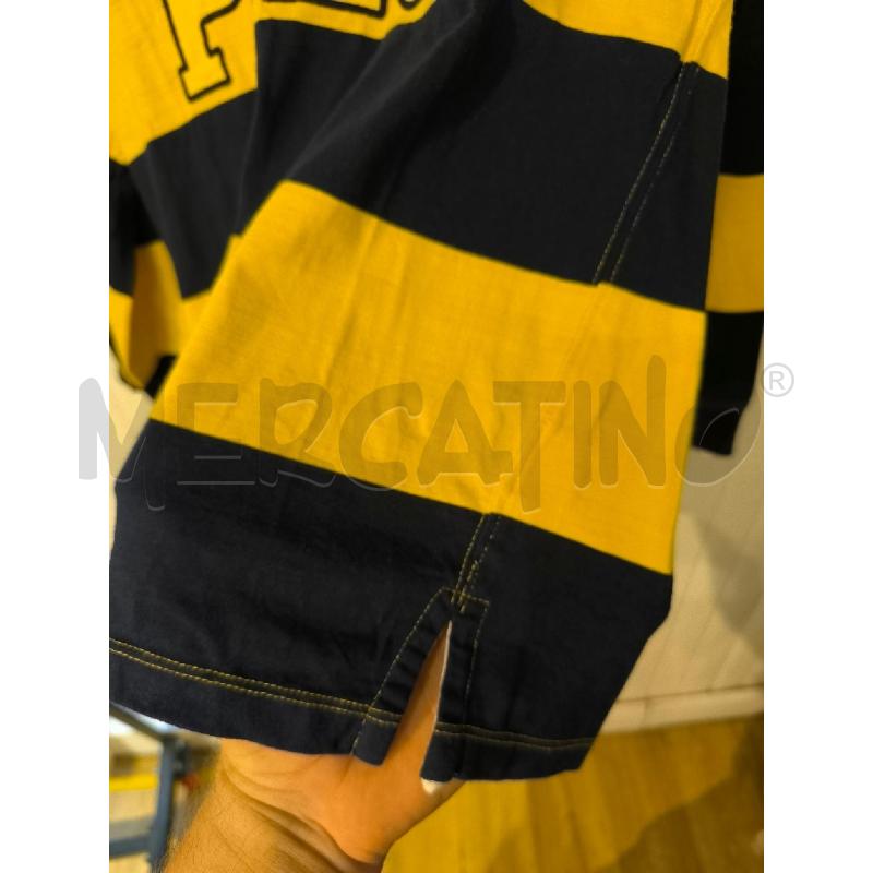 POLO BAMBINO RALPH LAUREN GIALLO BLU RIGHE  | Mercatino dell'Usato Mestre 3