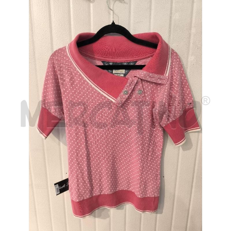 POLO DONNA HILFIGER ROSA POIS | Mercatino dell'Usato Mestre 1