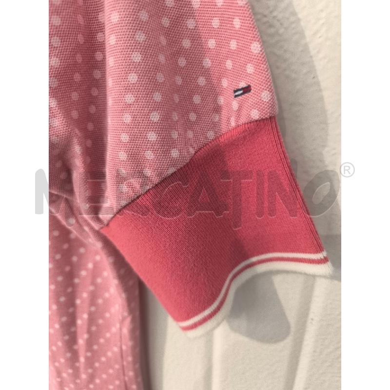 POLO DONNA HILFIGER ROSA POIS | Mercatino dell'Usato Mestre 3