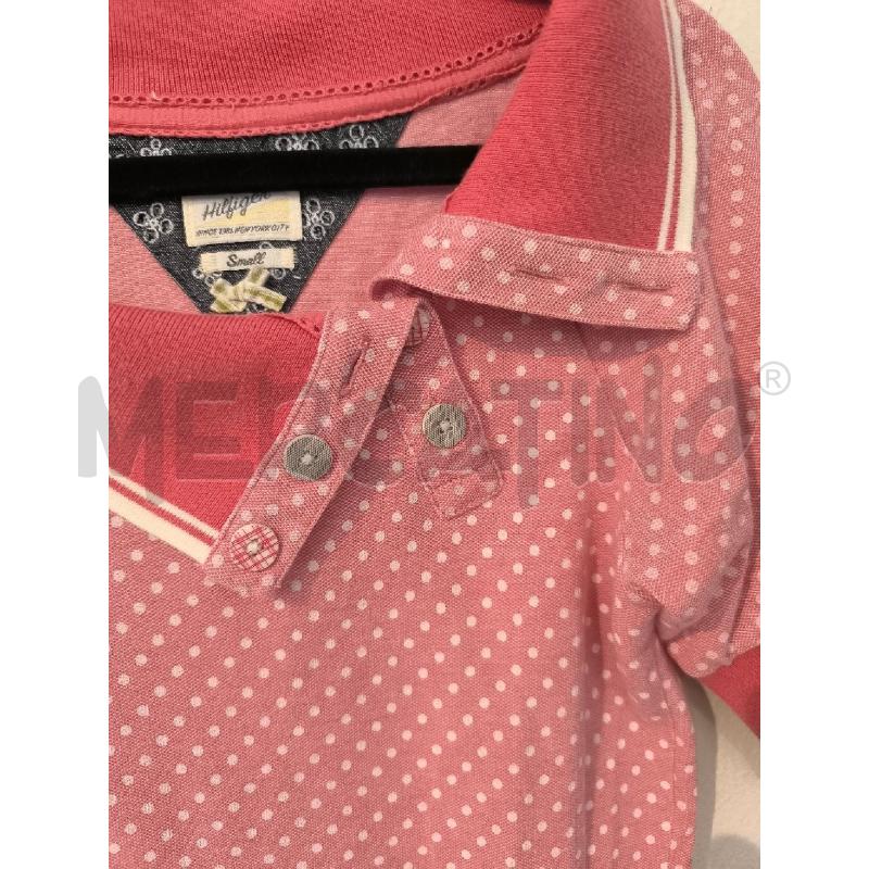 POLO DONNA HILFIGER ROSA POIS | Mercatino dell'Usato Mestre 5