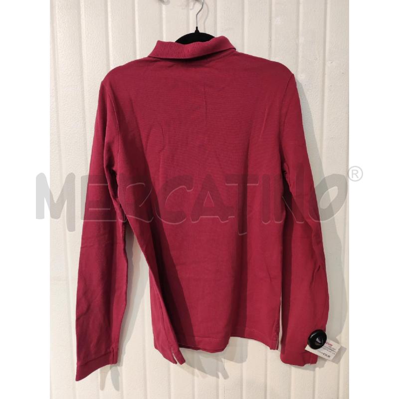 POLO UOMO BURBERRY VIOLA MANICHE LUNGHE | Mercatino dell'Usato Mestre 3
