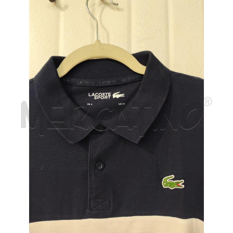 POLO UOMO LACOSTE BLU BIANCA E ROSSA | Mercatino dell'Usato Mestre 2