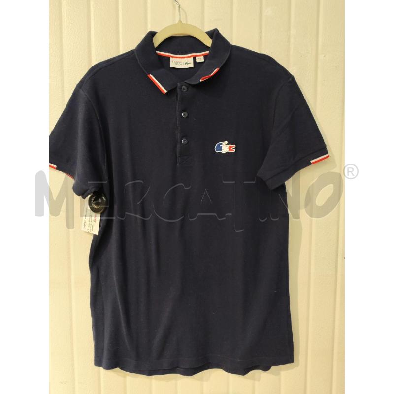 POLO UOMO LAOCTE BLU COCCODRILLO TRICOLORE | Mercatino dell'Usato Mestre 1
