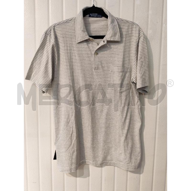 POLO UOMO POLO RALPH LAUREN RIGHE BIANCHE GRIGIE | Mercatino dell'Usato Mestre 1