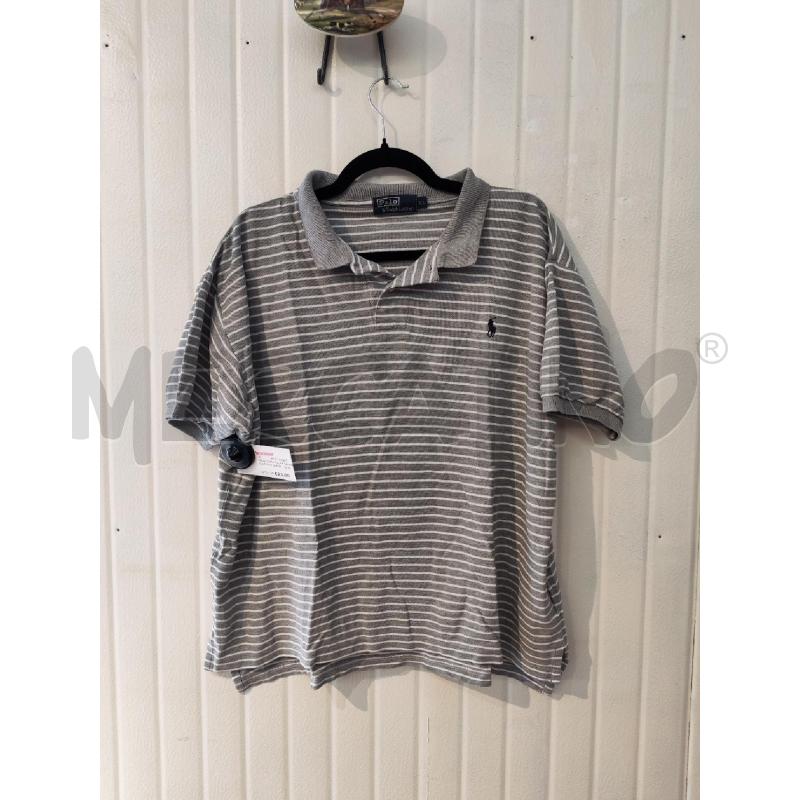 POLO UOMO RALPH LAUREN A RIGHE GIRGE E BIANCHE | Mercatino dell'Usato Mestre 1