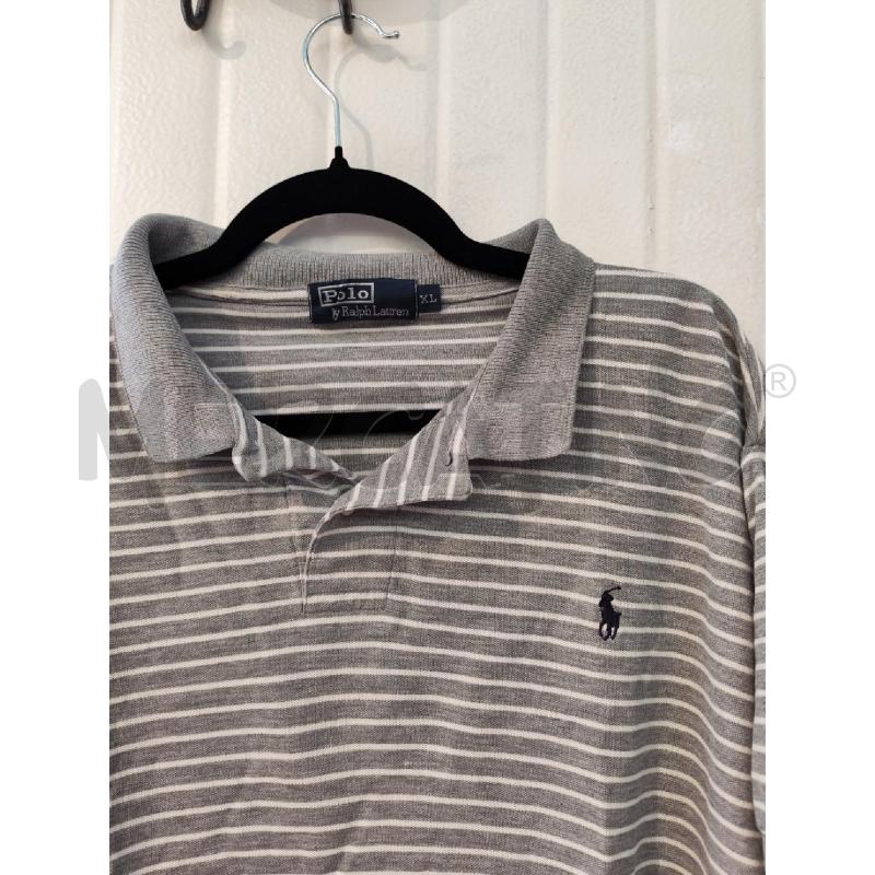 POLO UOMO RALPH LAUREN A RIGHE GIRGE E BIANCHE | Mercatino dell'Usato Mestre 2
