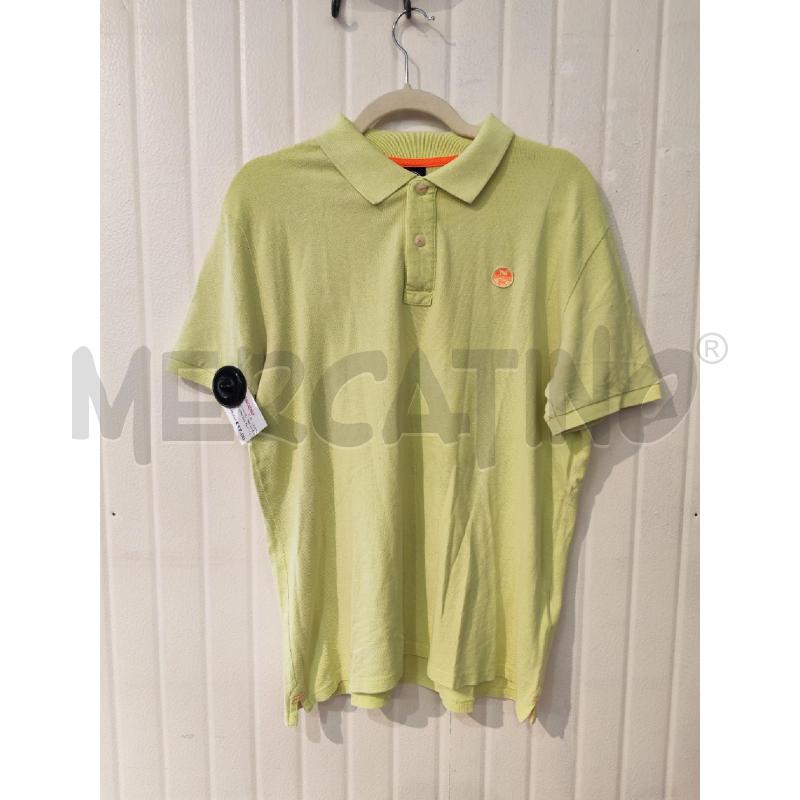POLO UOMO THE NORTH SAILS VERDINA FLUO E ARANCIO | Mercatino dell'Usato Mestre 1