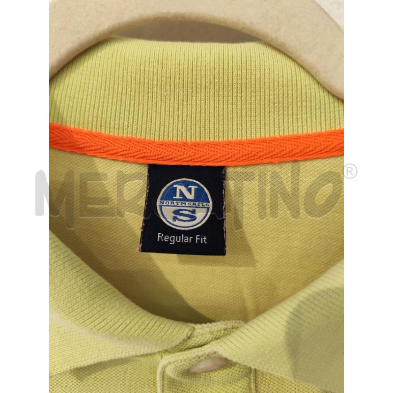 POLO UOMO THE NORTH SAILS VERDINA FLUO E ARANCIO | Mercatino dell'Usato Mestre 2