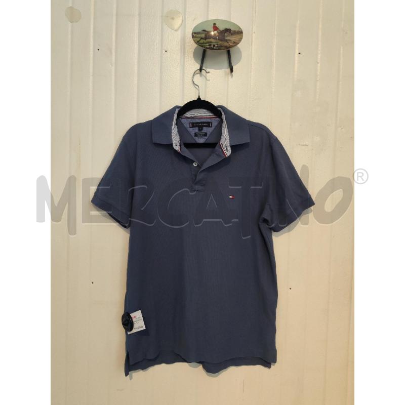 POLO UOMO TOMMY HILFIGER BLU | Mercatino dell'Usato Mestre 1