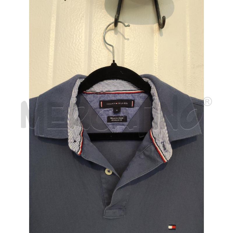 POLO UOMO TOMMY HILFIGER BLU | Mercatino dell'Usato Mestre 2
