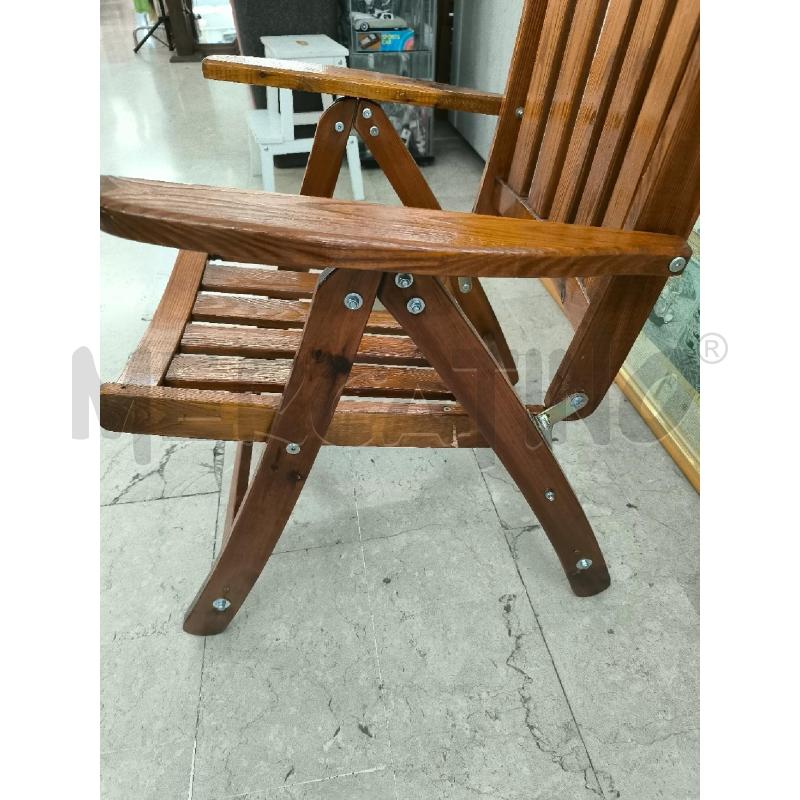 POLTRONA IN LEGNO  | Mercatino dell'Usato Mestre 4