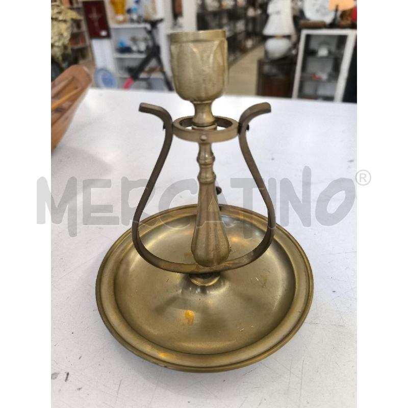 PORTA CANDELA OTTONE BUGIA | Mercatino dell'Usato Mestre 1