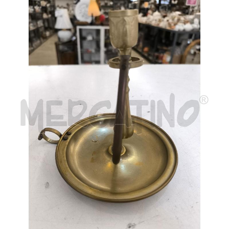 PORTA CANDELA OTTONE BUGIA | Mercatino dell'Usato Mestre 4