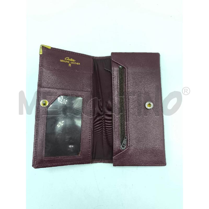 PORTA FOGLIO CARTIER VIOLA VERA PELLE | Mercatino dell'Usato Mestre 2