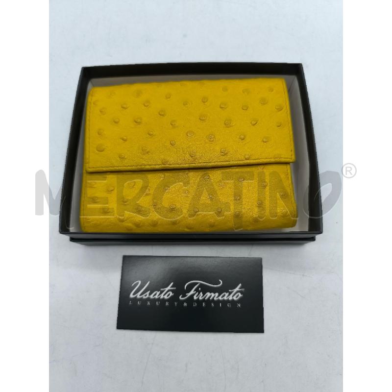 PORTA FOGLIO FURLA GIALLO VERA PELLE   | Mercatino dell'Usato Mestre 1