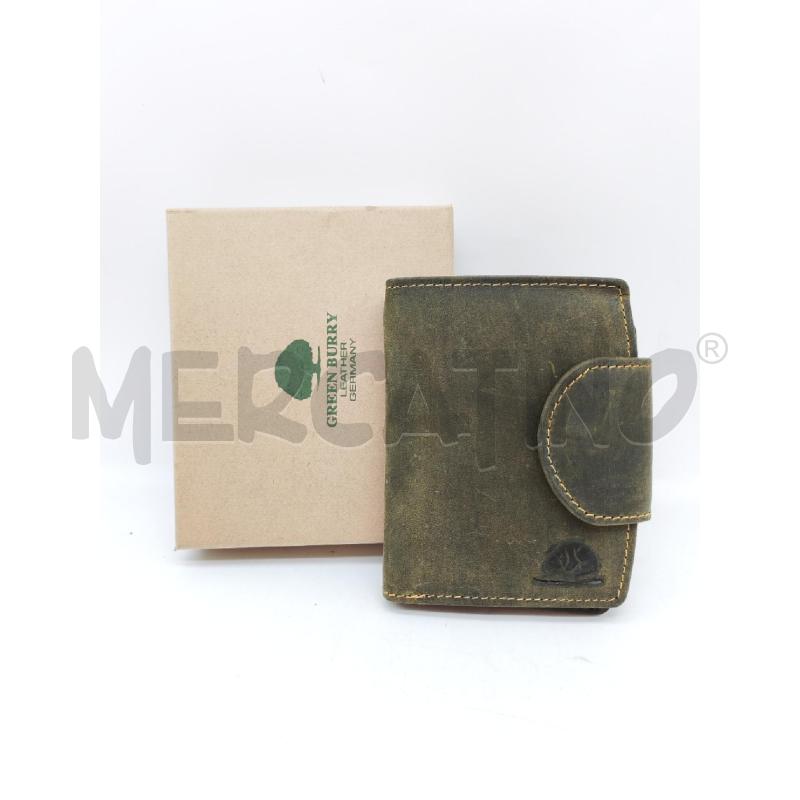 PORTA FOGLIO GREEN BURRY VERDE  | Mercatino dell'Usato Mestre 1