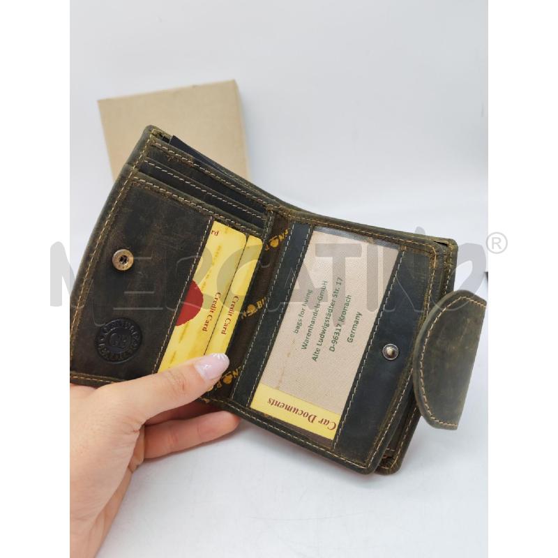 PORTA FOGLIO GREEN BURRY VERDE  | Mercatino dell'Usato Mestre 2