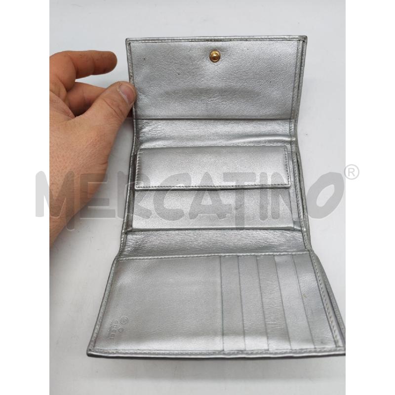 PORTA FOGLIO GUCCI ARGENTATO | Mercatino dell'Usato Mestre 2