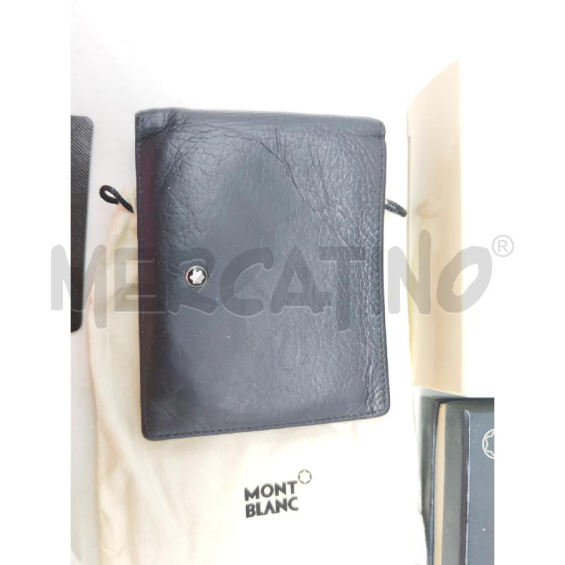 PORTA FOGLIO MONT BALNC NERO CON USURE | Mercatino dell'Usato Mestre 2