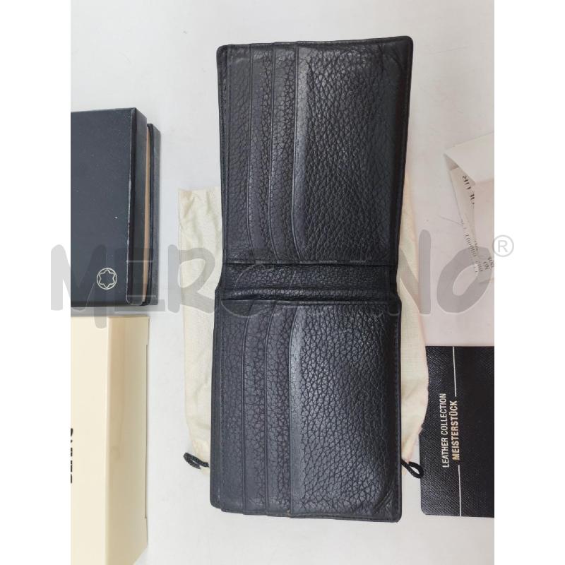 PORTA FOGLIO MONT BALNC NERO CON USURE | Mercatino dell'Usato Mestre 4