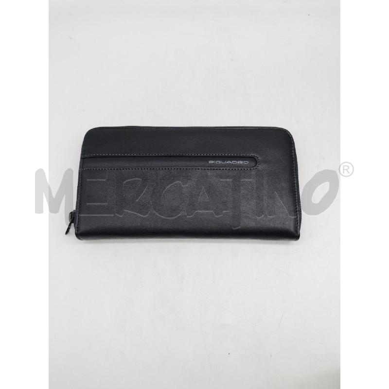 PORTA FOGLIO PIQUADRO NERO | Mercatino dell'Usato Mestre 2