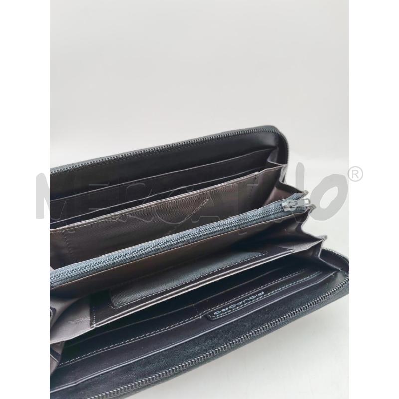 PORTA FOGLIO PIQUADRO NERO | Mercatino dell'Usato Mestre 4
