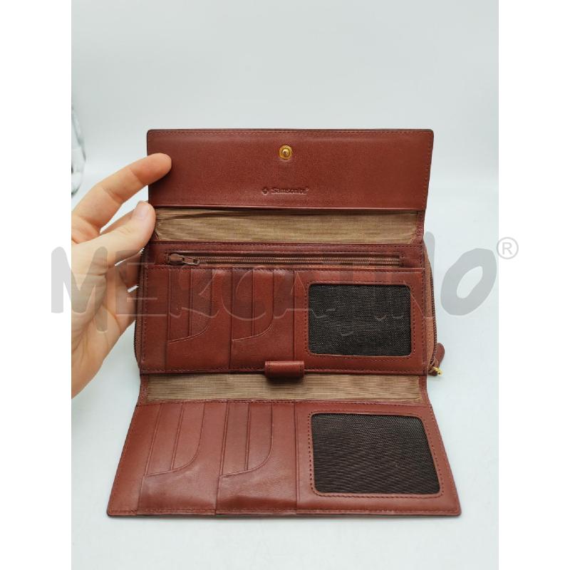 PORTA FOGLIO SAMSONITE CUOIO MARRONE | Mercatino dell'Usato Mestre 3