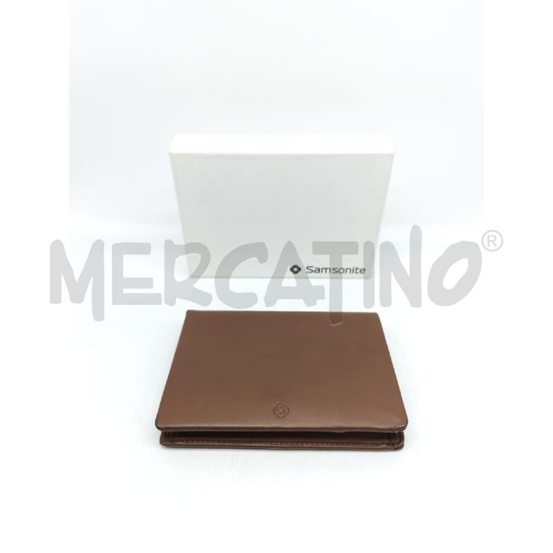 PORTA FOGLIO SAMSONITE MARRONE | Mercatino dell'Usato Mestre 1